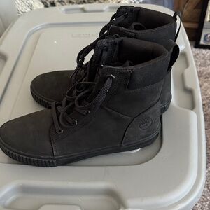 Timberland Black High-Top Boots